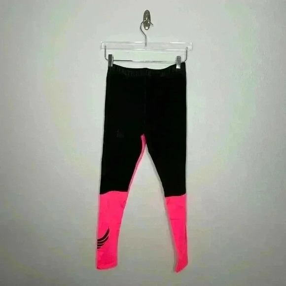 Hydrogen Fast Full Hot Pink Black Active Wear Leggings Size XL - Picture 6 of 6